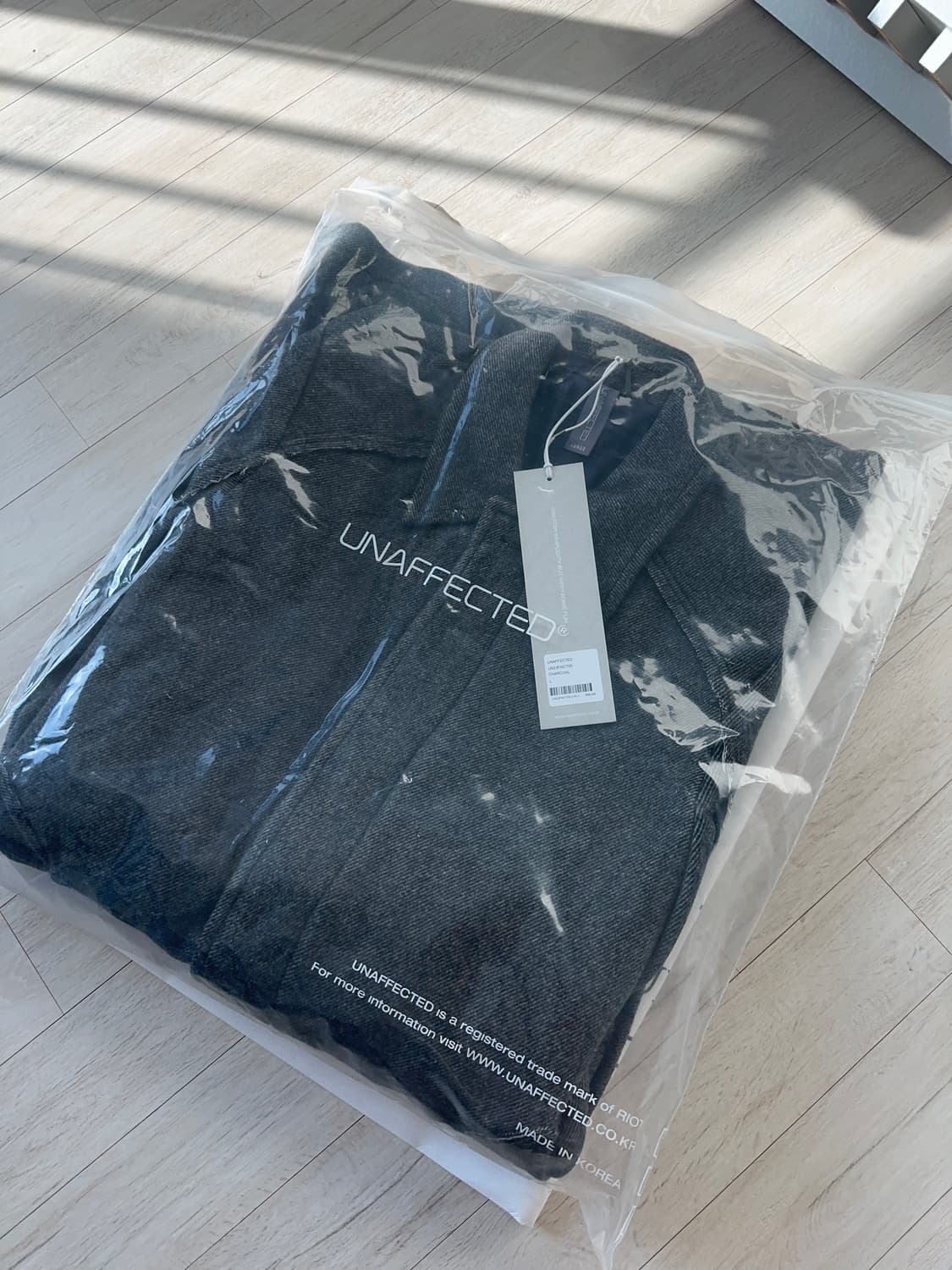 언어펙티드 싱글 코트 - L 차콜 상품이미지4