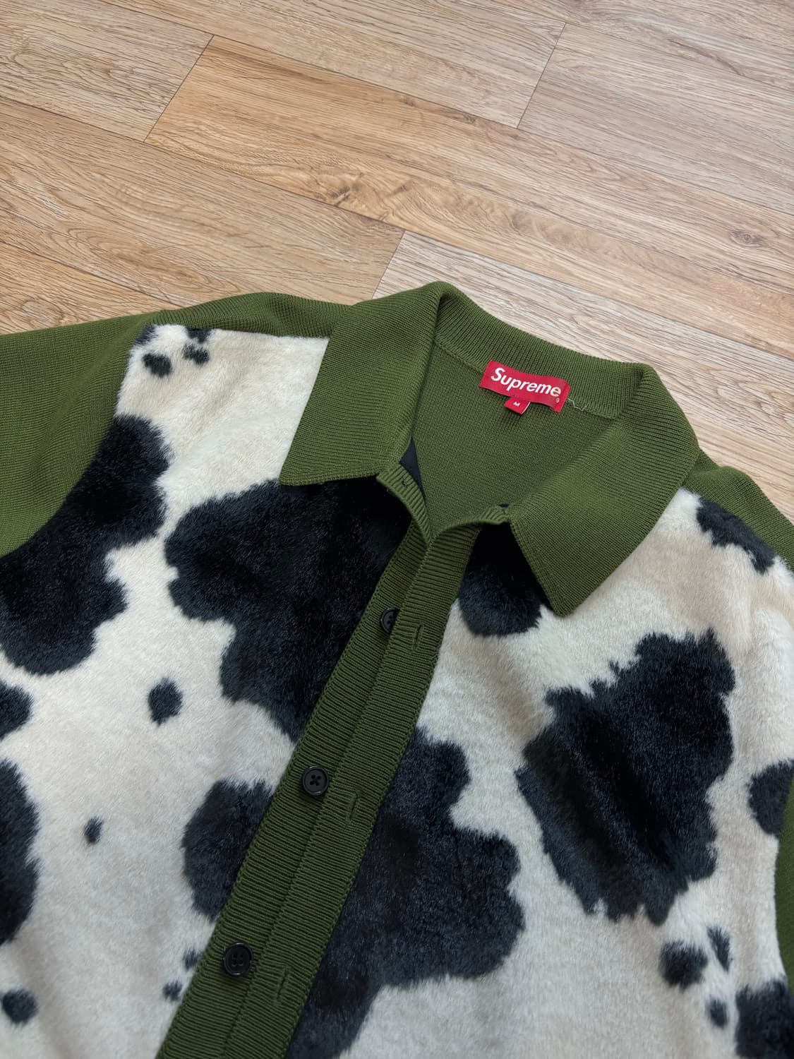 슈프림 21fw 카우 가디건 M사이즈 상품이미지2