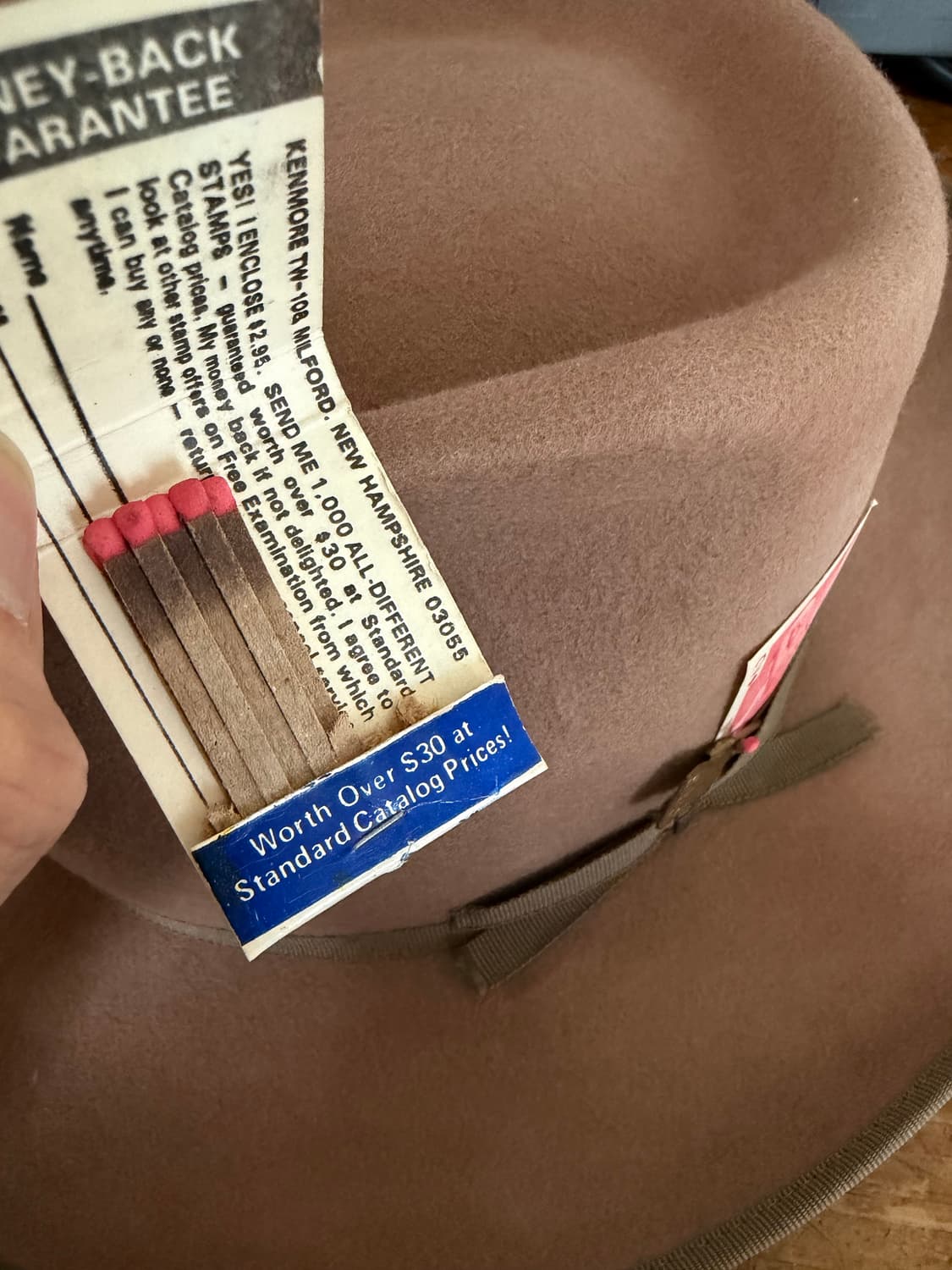 카멜 울 펠트햇 페도라 판매 레이버 유니언 Labour union 상품이미지7