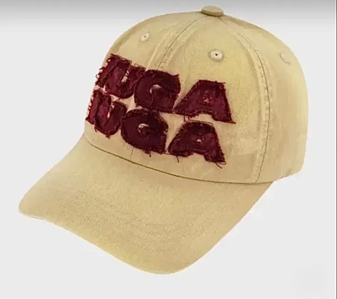 이우가마카라스 워시드 패치 볼캡 베이지 상품이미지1