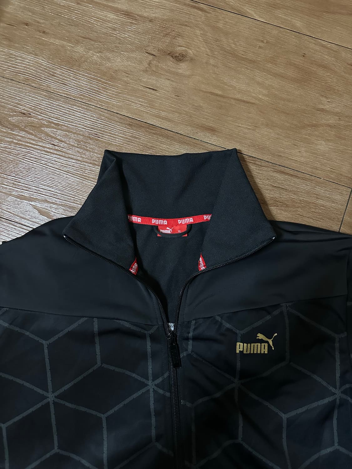 푸마 블랙 트랙 자켓 XL 판매 상품이미지2