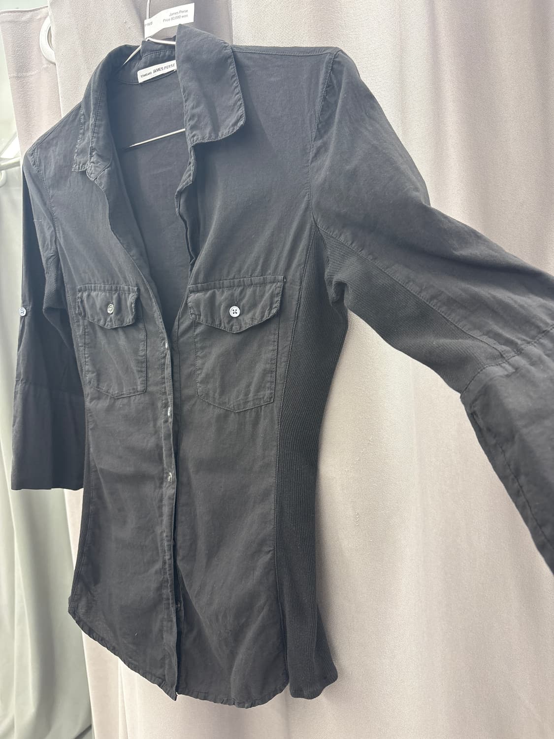 제임스펄스 7부소매 코튼셔츠 상품이미지3