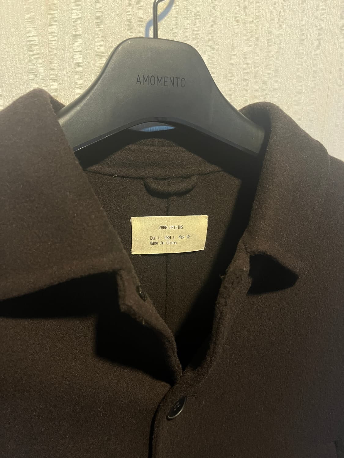 자라 오리진 울 자켓 L 상품이미지3