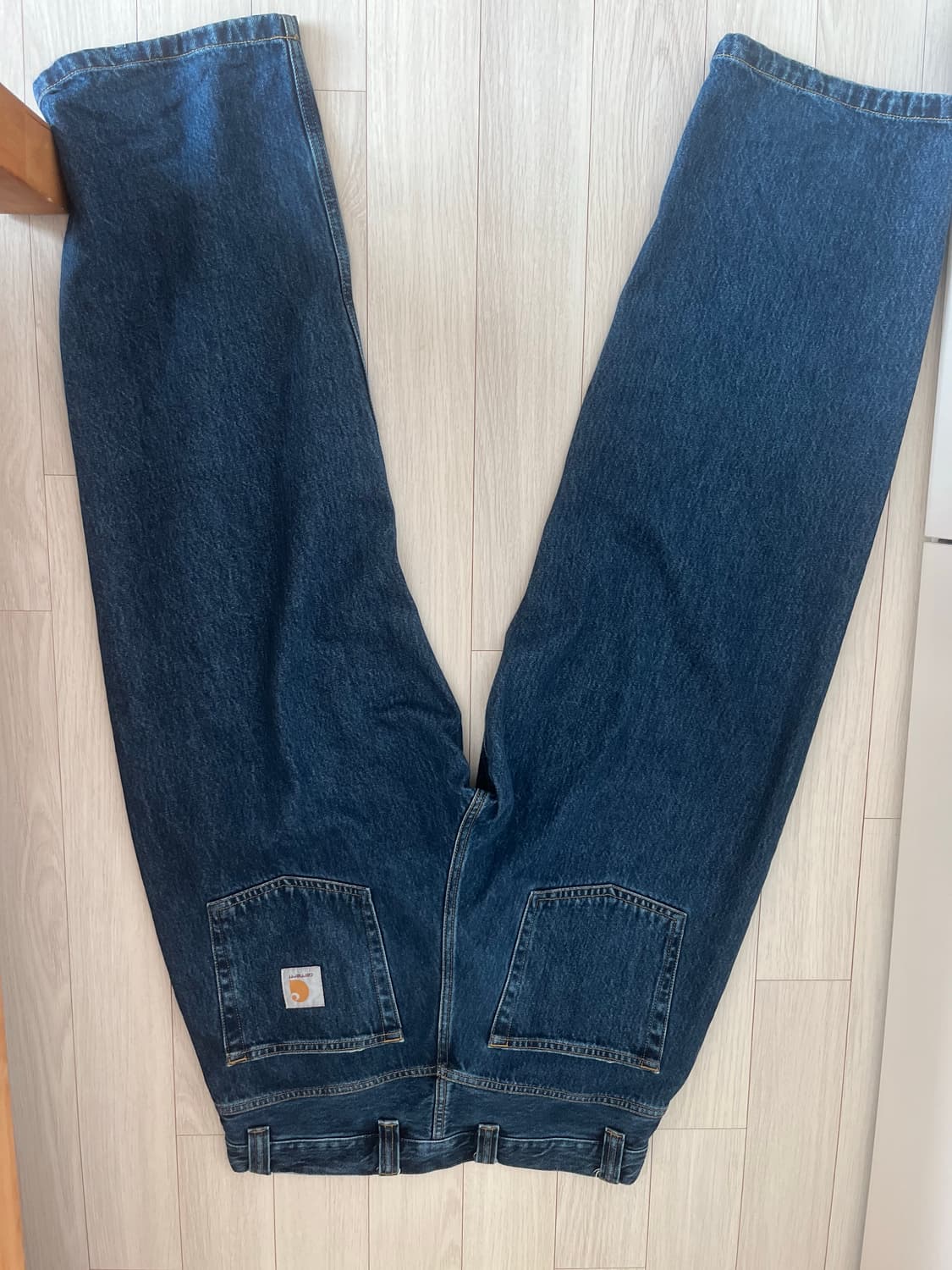 [S] 칼하트 wip 브랜돈 팬츠 블루 스톤 워시드 상품이미지1