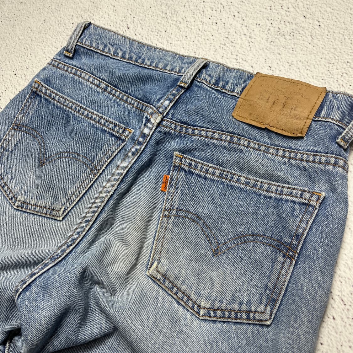 Vintage 90s Levi's 612 Orange Tab Jeans 상품이미지2