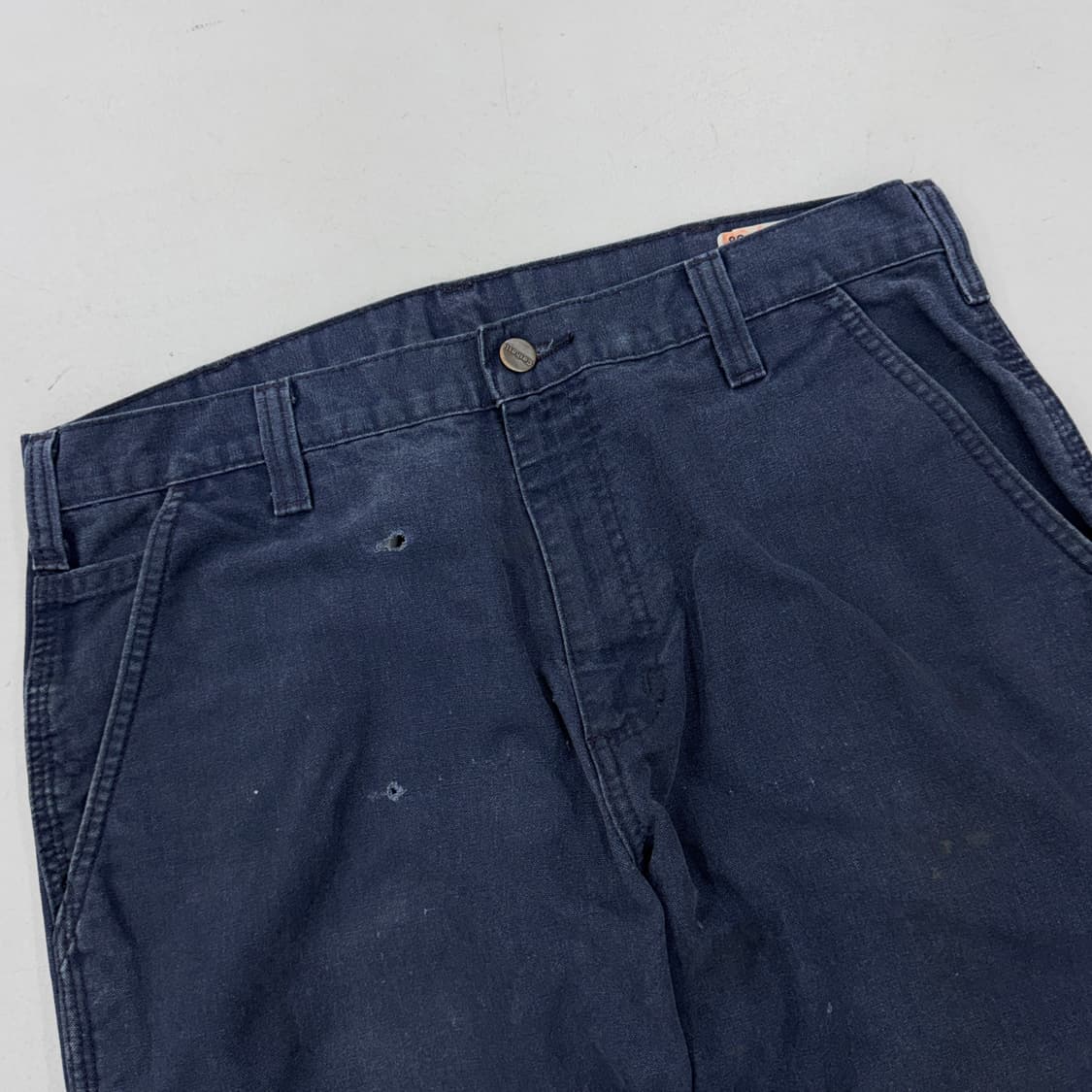 칼하트 OG 가죽패치 카펜터 덕캔버스 와이드 워크팬츠 상품이미지4