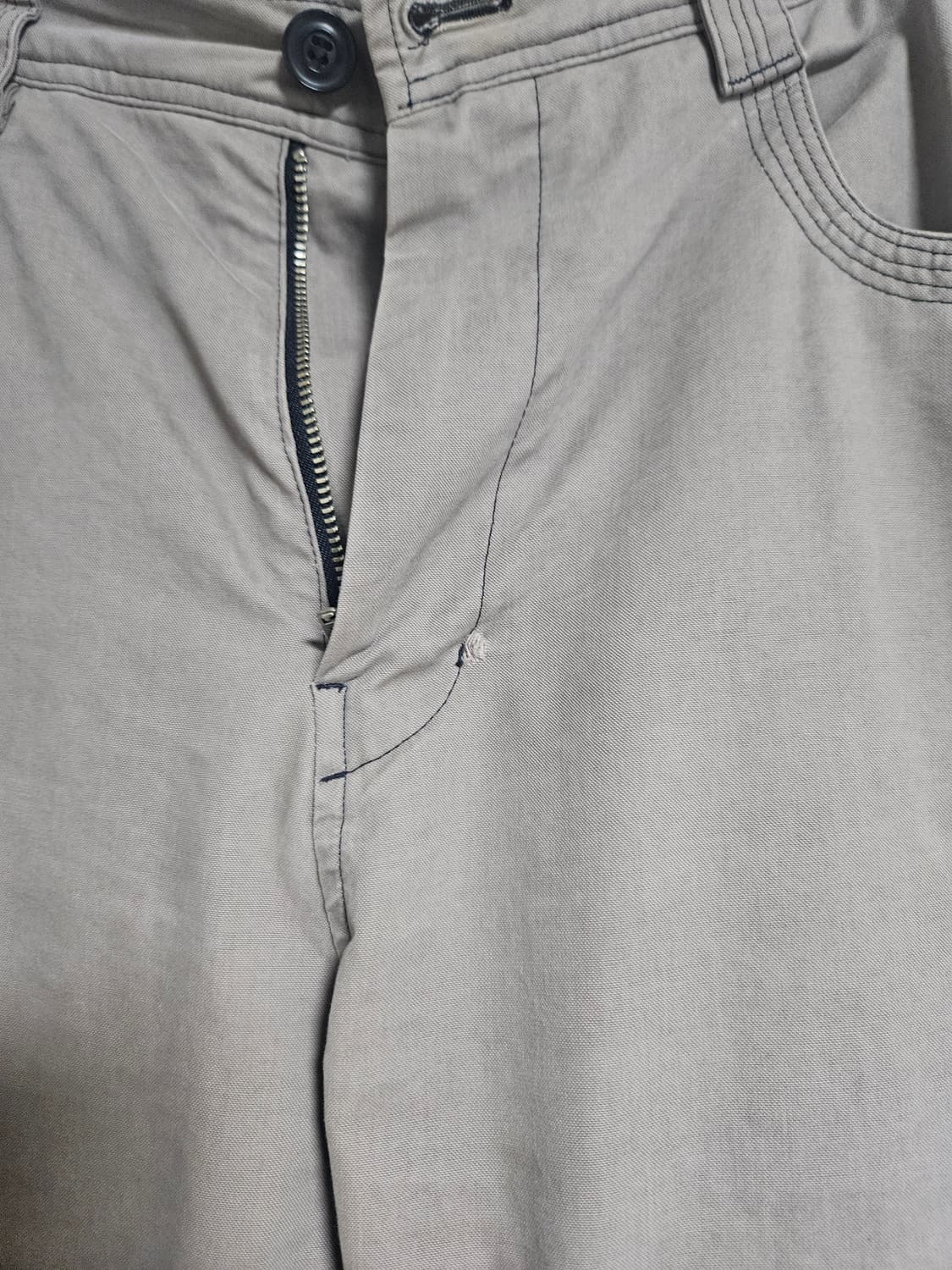 고낙 스켈레톤팬츠 그레이베이지 2사이즈 상품이미지2