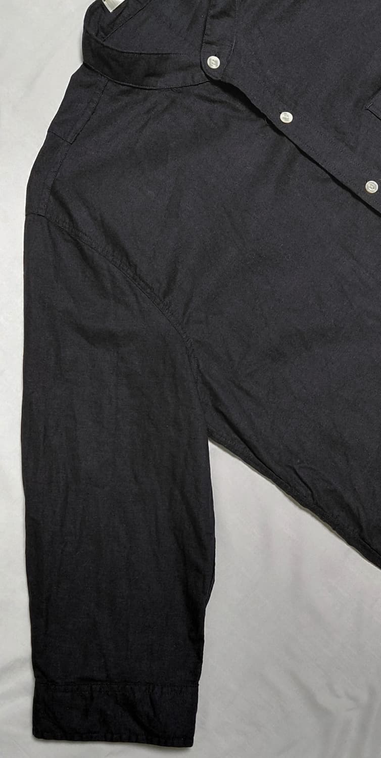 Oval Dice 린넨-코튼 차이나카라 7부소매 셔츠 (L) 상품이미지2