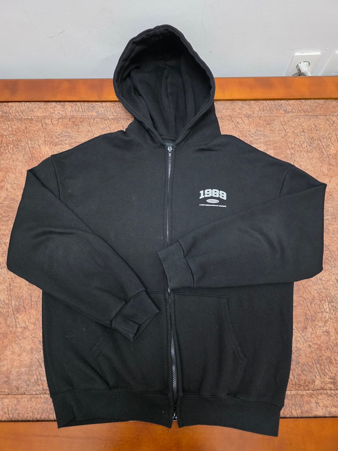 1989 스탠다드 스몰로고 기모 후드집업 XL 상품이미지1