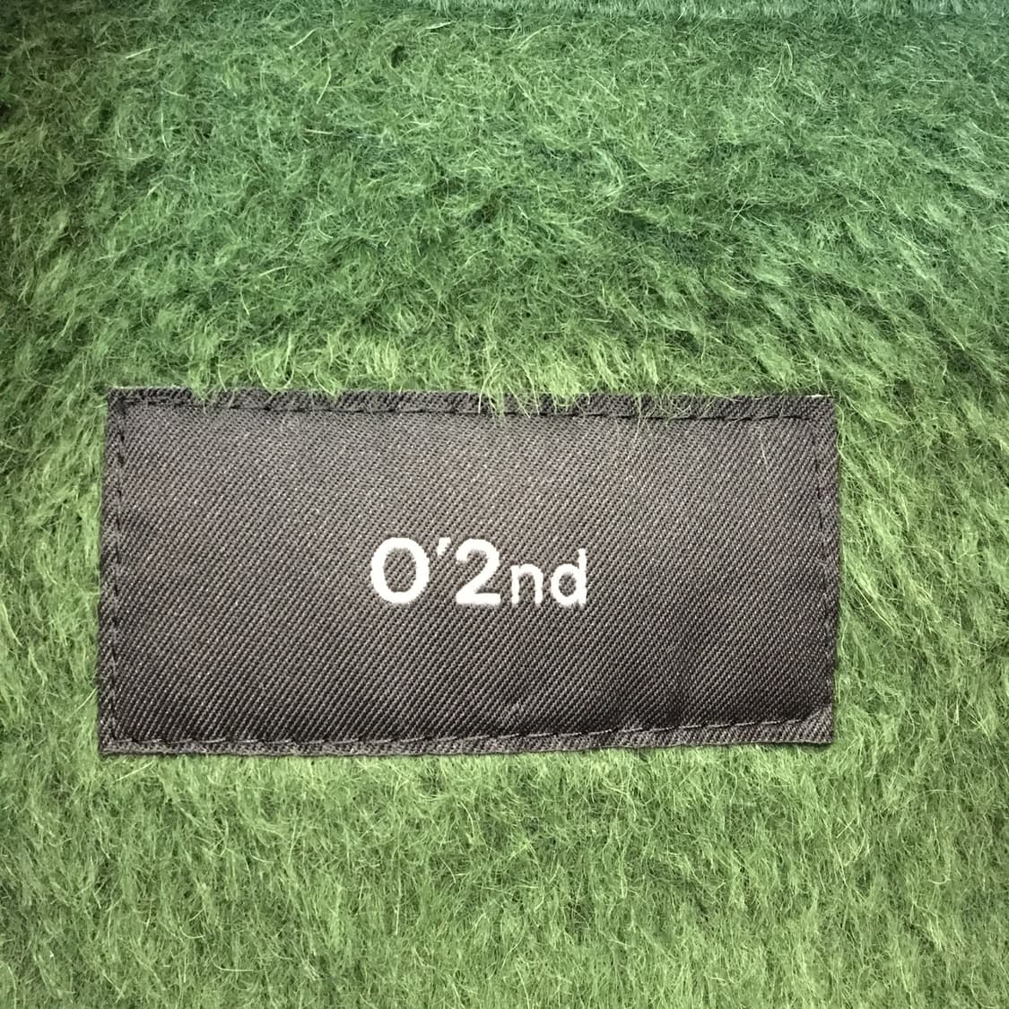 오즈세컨 알파카 코트 딥그린 82-94-160 상품이미지5