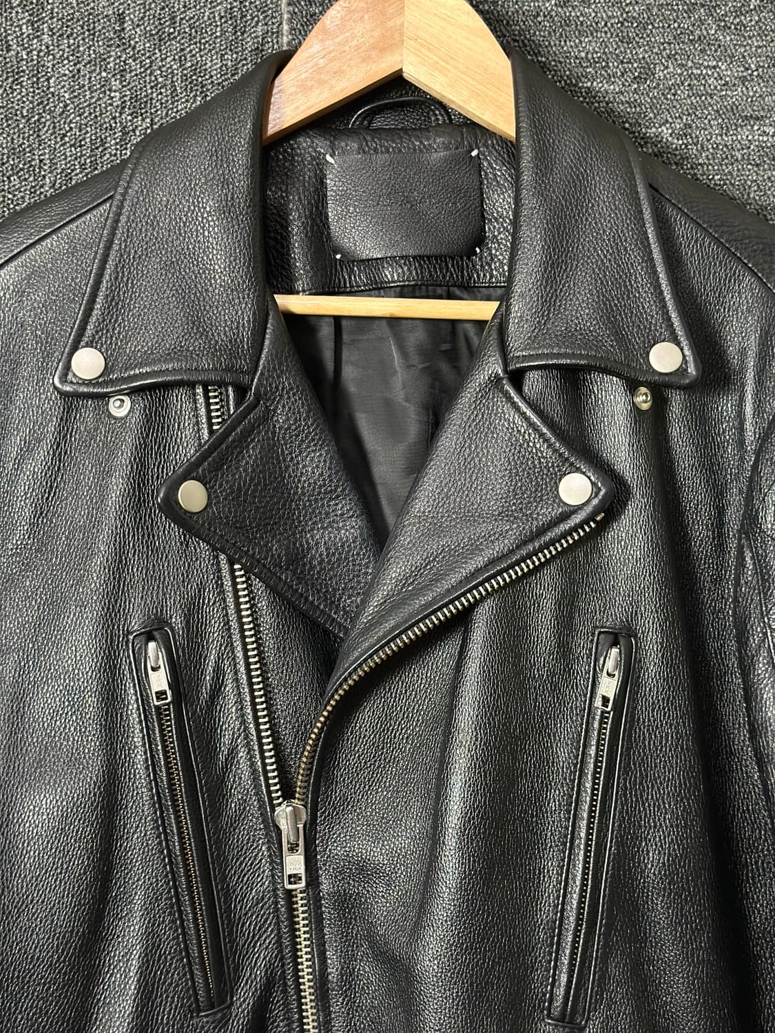 비바스튜디오 램스킨 라이더 자켓 L 상품이미지4