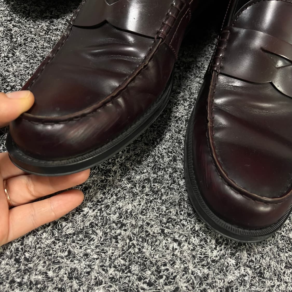 토즈 남성 로퍼 버건디 8A 상품이미지8