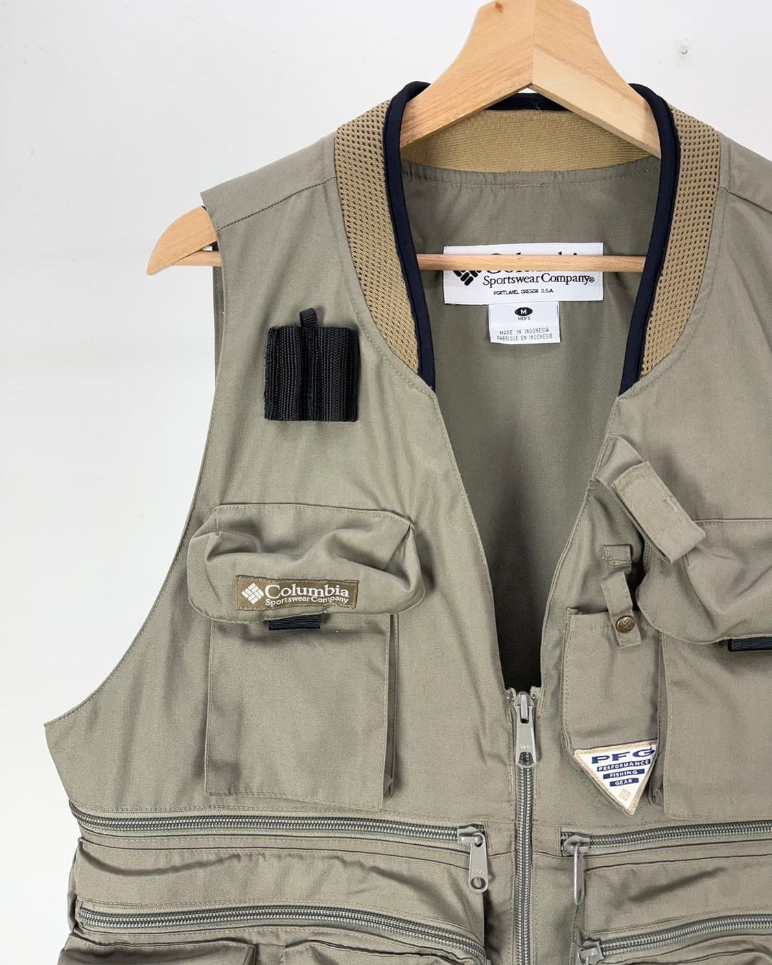 컬럼비아 PFG 아미 그린 유틸리티 피싱 베스트 상품이미지2