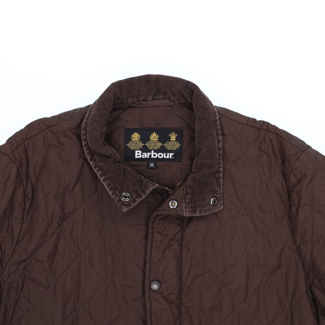 M 바버 코듀로이 퀄팅 패딩 N7295 상품이미지3