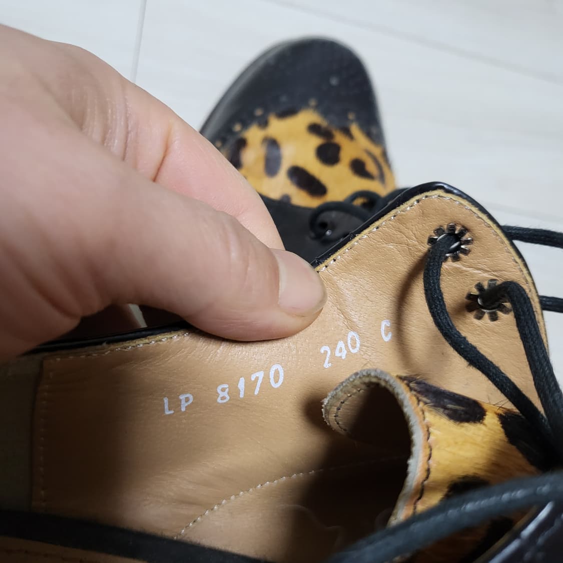 (240) 쇼쉬르라팡 송치 윙팁 레오파드 구드 상품이미지8