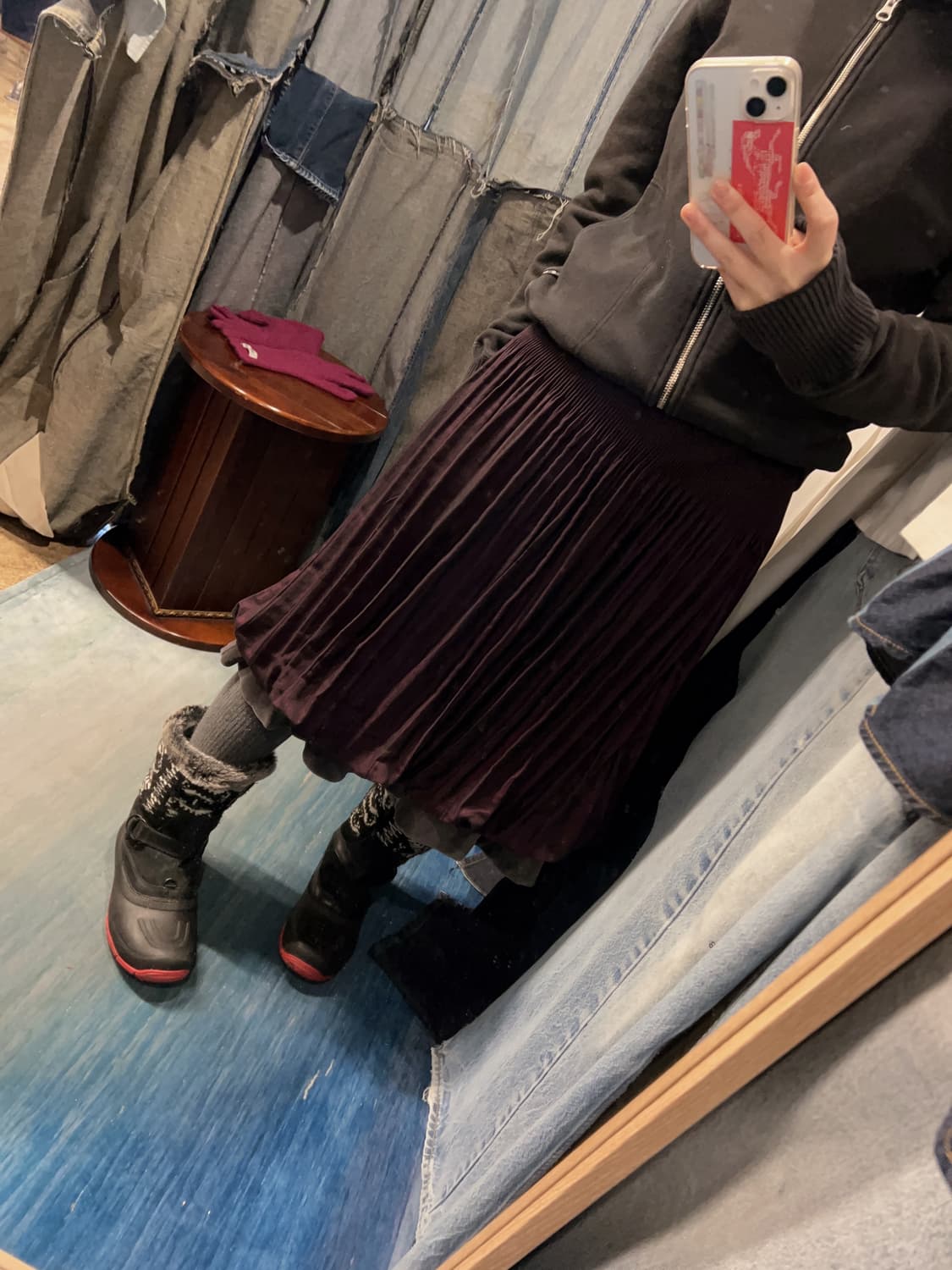 26-28inch ) JPN Pleated Balloon Skirt 상품이미지5