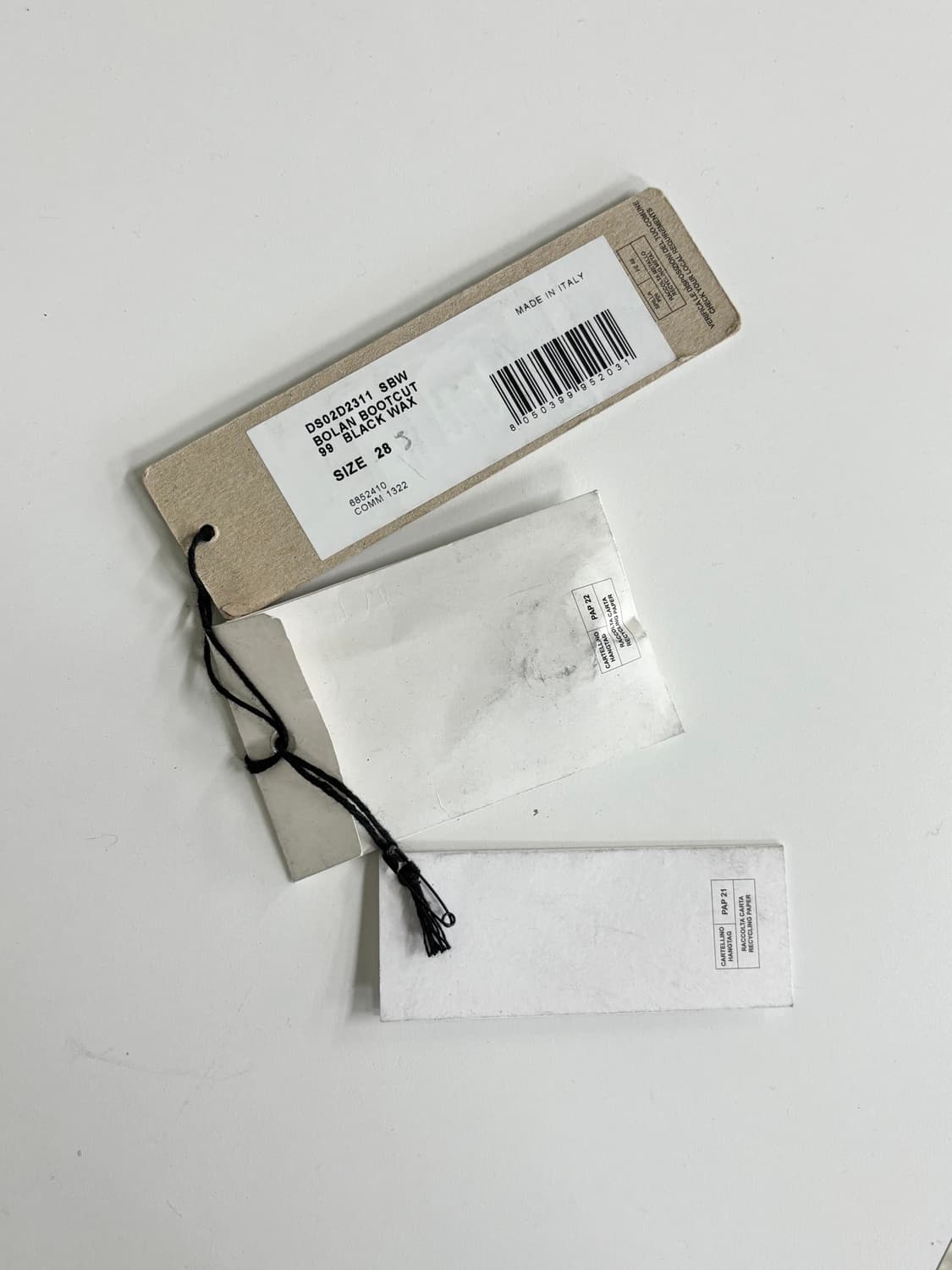 릭오웬스 볼란 부츠컷 왁스 진 sbw 상품이미지10