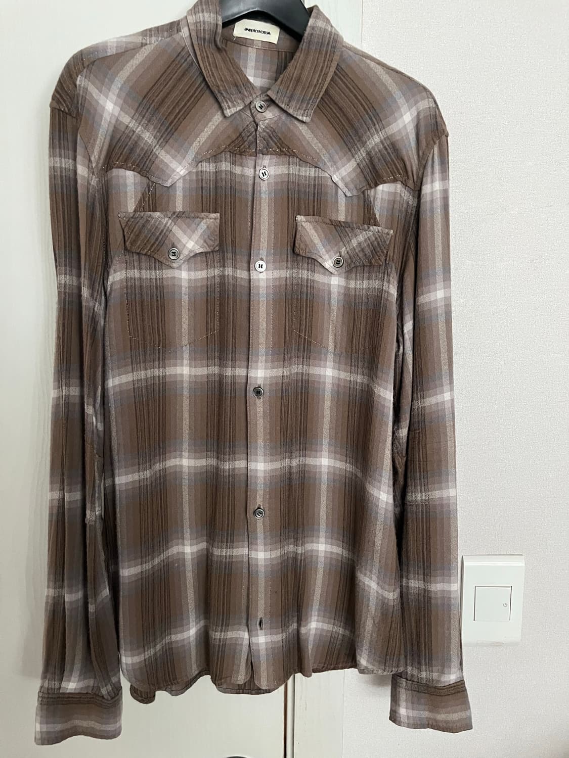 언더커버리즘 체크셔츠 상품이미지1