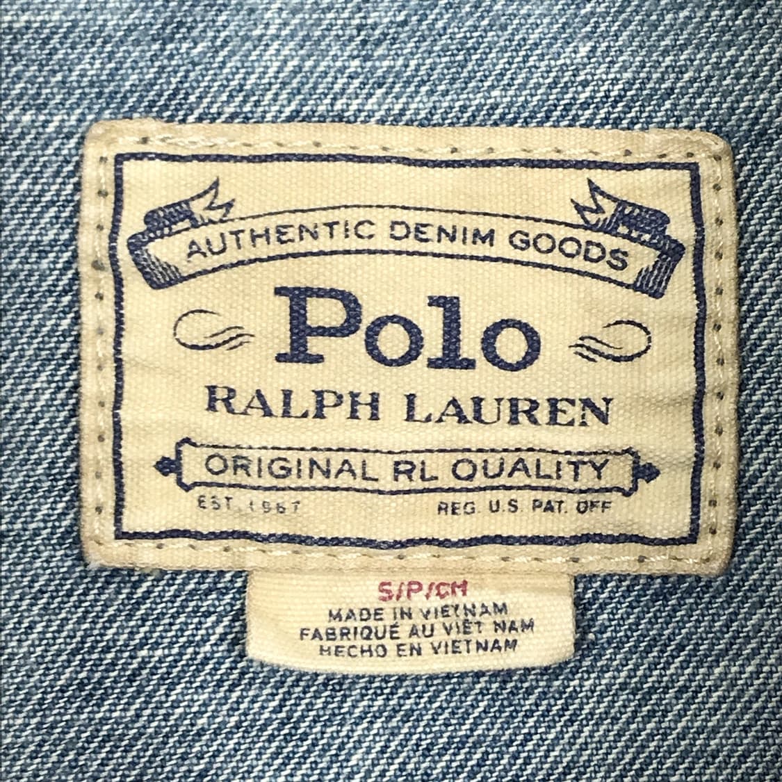 폴로 랄프로렌 데님 트러커 자켓 남성S (90) 상품이미지6