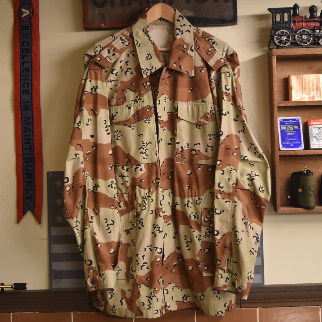 사막6색 초코칩 코트 리프로 105-110 상품이미지1