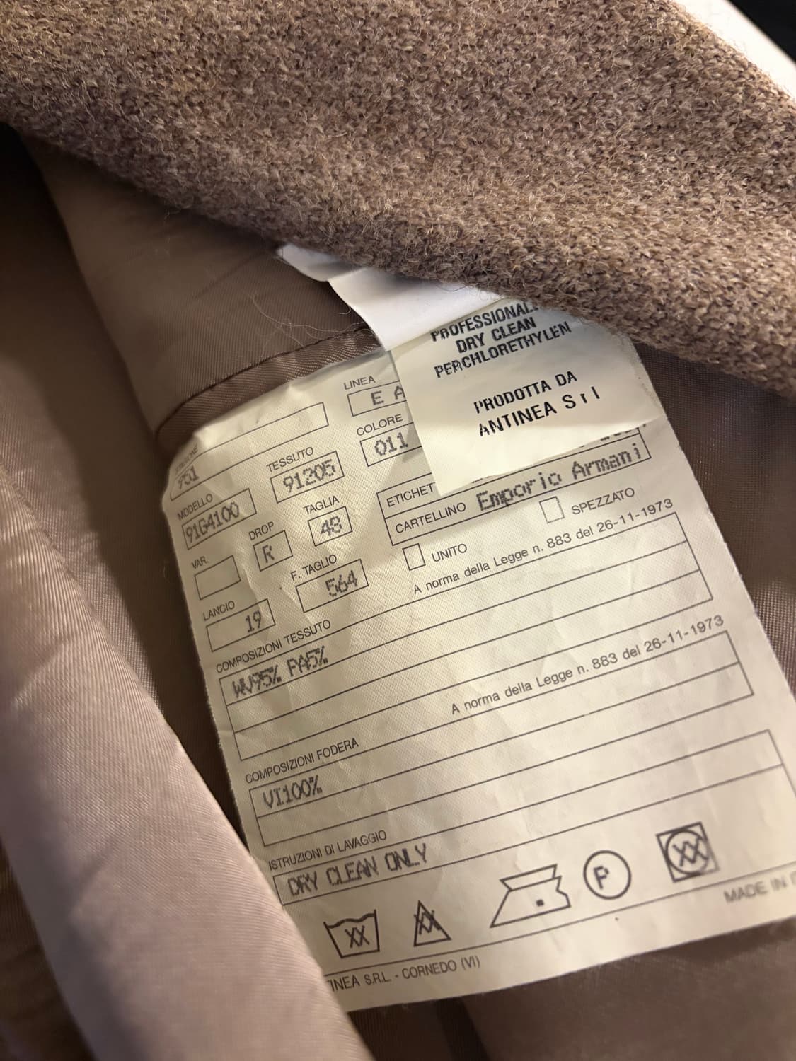 90s emporio armani (made in italy) 상품이미지6