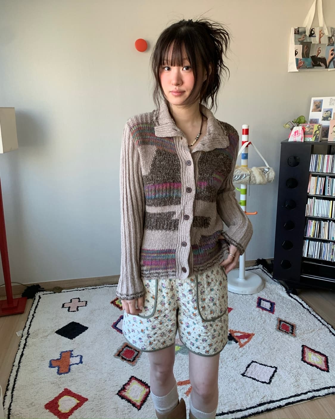 flower padded pants  상품이미지2