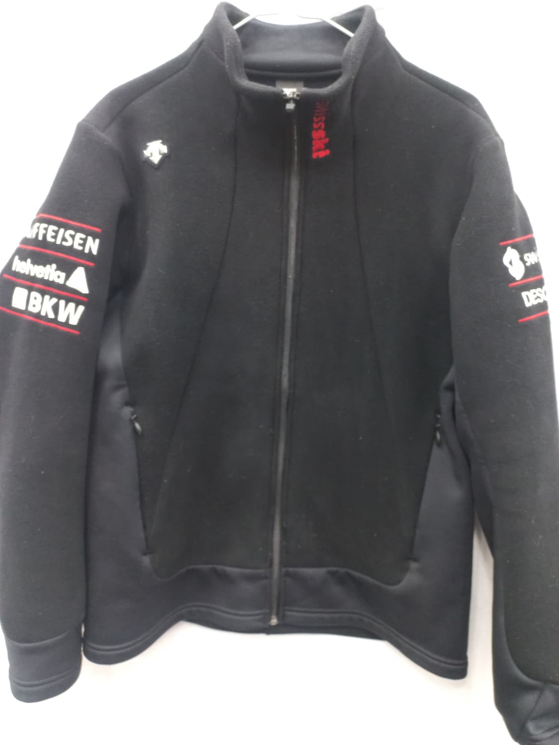 데상트 스위스 스키팀 플리스 집업 100 상품이미지1