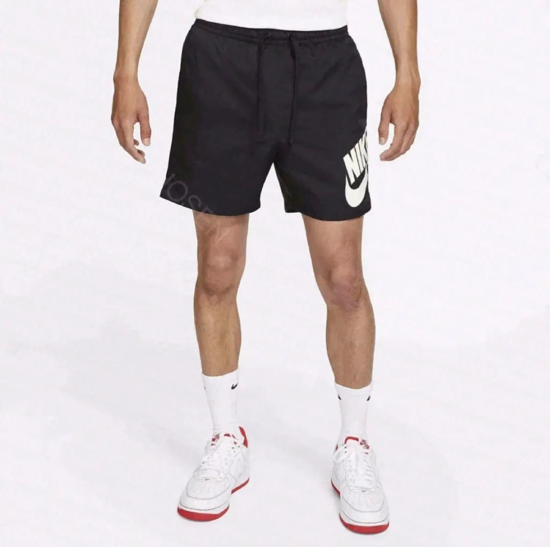 M / 나이키 코리아 정품 남성 스우시 블랙 반바지 쇼츠 블랙 상품이미지5