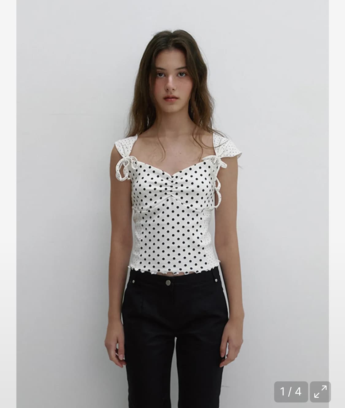 아수라 DOT RIBBON T (IVORY) 상품이미지1
