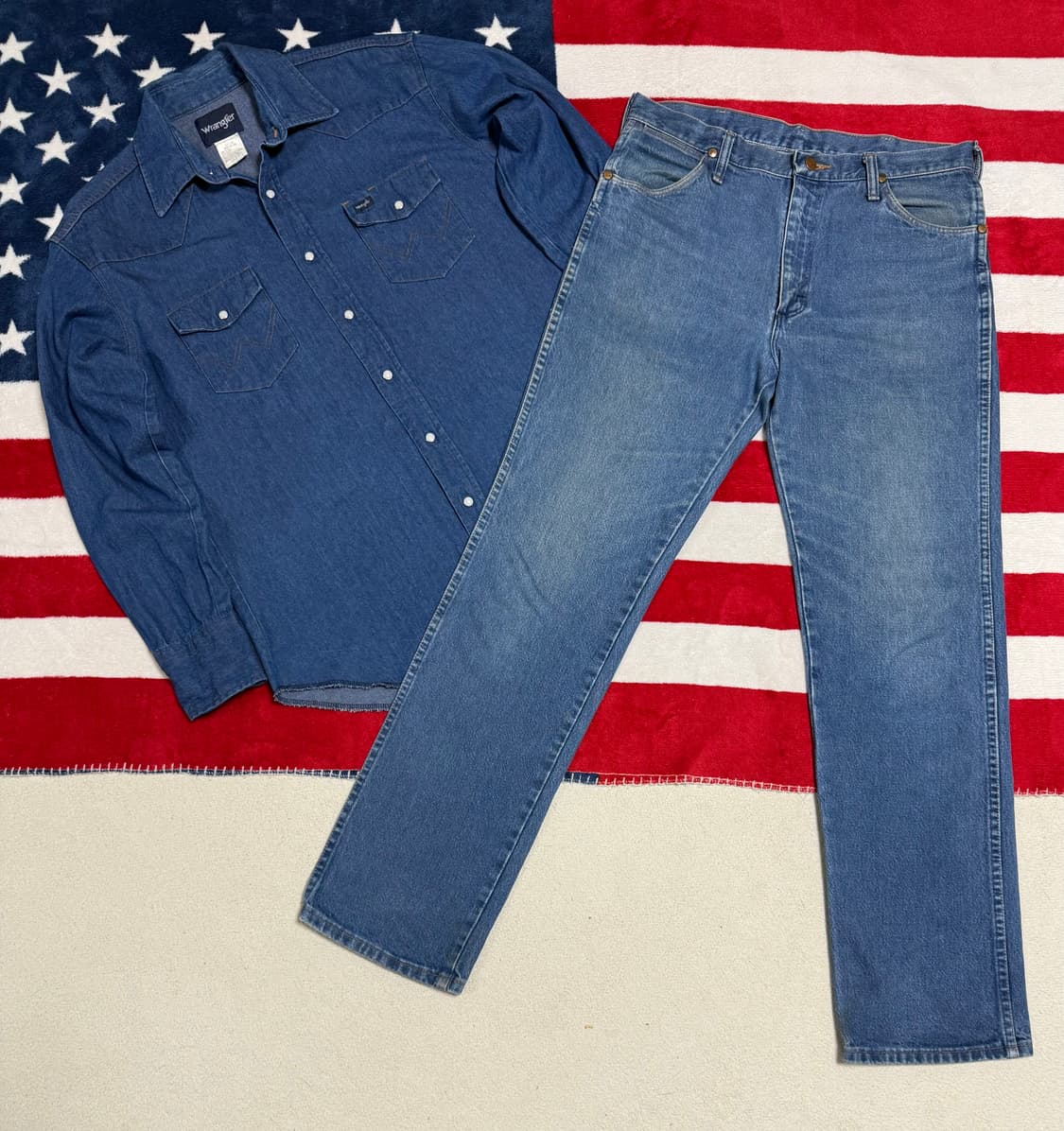 랭글러웨스턴데님셔츠 Wrangler western shirt 빈티지셔츠 상품이미지10