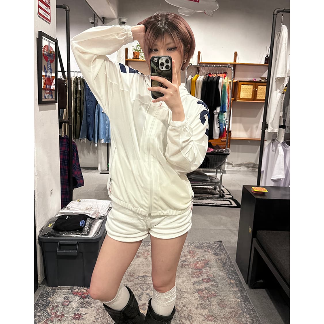 HYSTERIC GLAMOUR HYS Logo Print Parka 상품이미지3