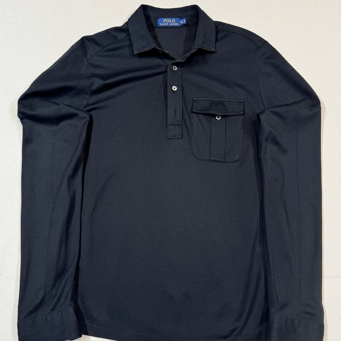 M) 폴로 랄프로렌 블랙 포켓 긴팔 셔츠 상품이미지2