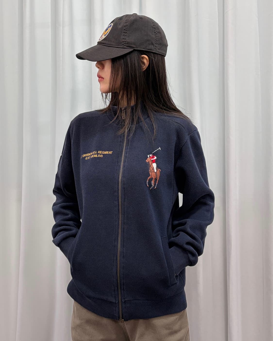 [M]폴로 랄프로렌 빅포니 치프키프 니트 집업 navy 상품이미지1