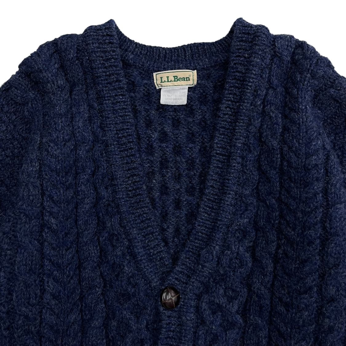 엘엘빈 딥블루 도톰 가디건 상품이미지4