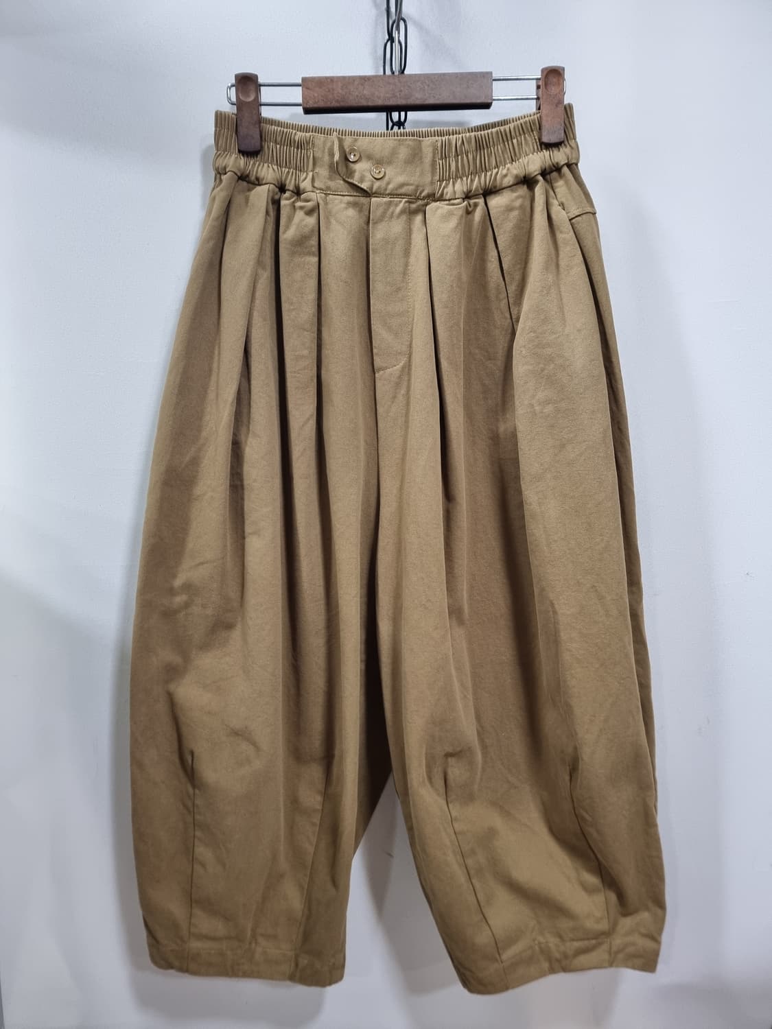 허리 밴딩 벌룬 팬츠 (D32 상품이미지1