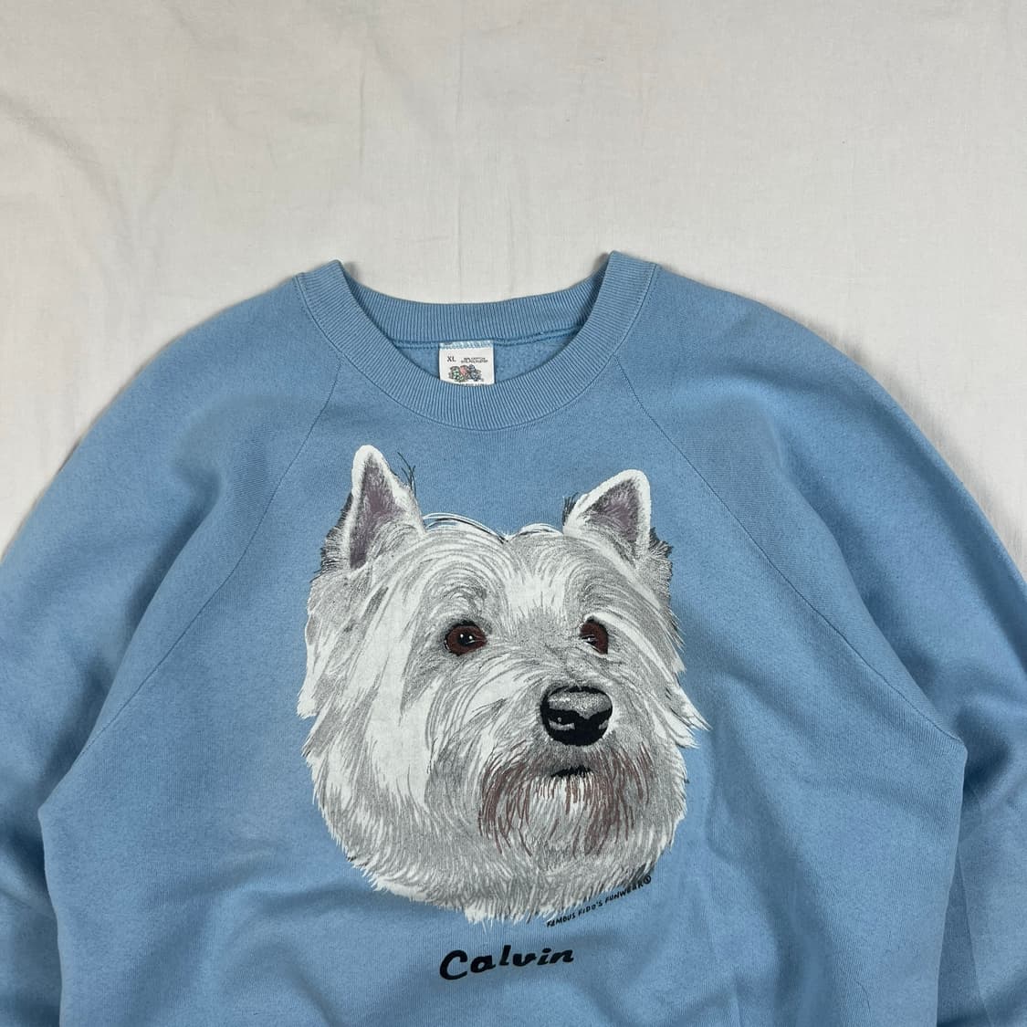 90‘s 강아지 dog 프린트 스웻셔츠 맨투맨 상품이미지2