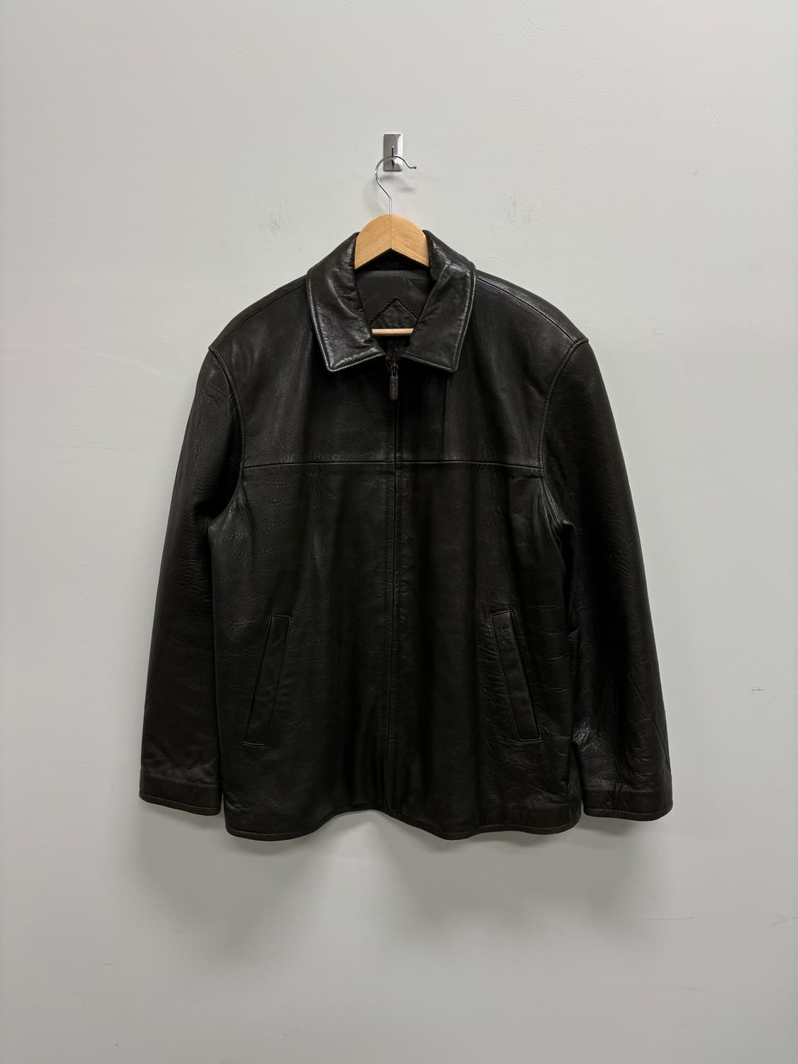YSL 가죽자켓 카키 100 [50908] 상품이미지1