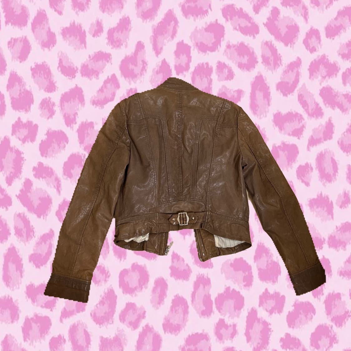 브라운 가죽 자켓 85 상품이미지2