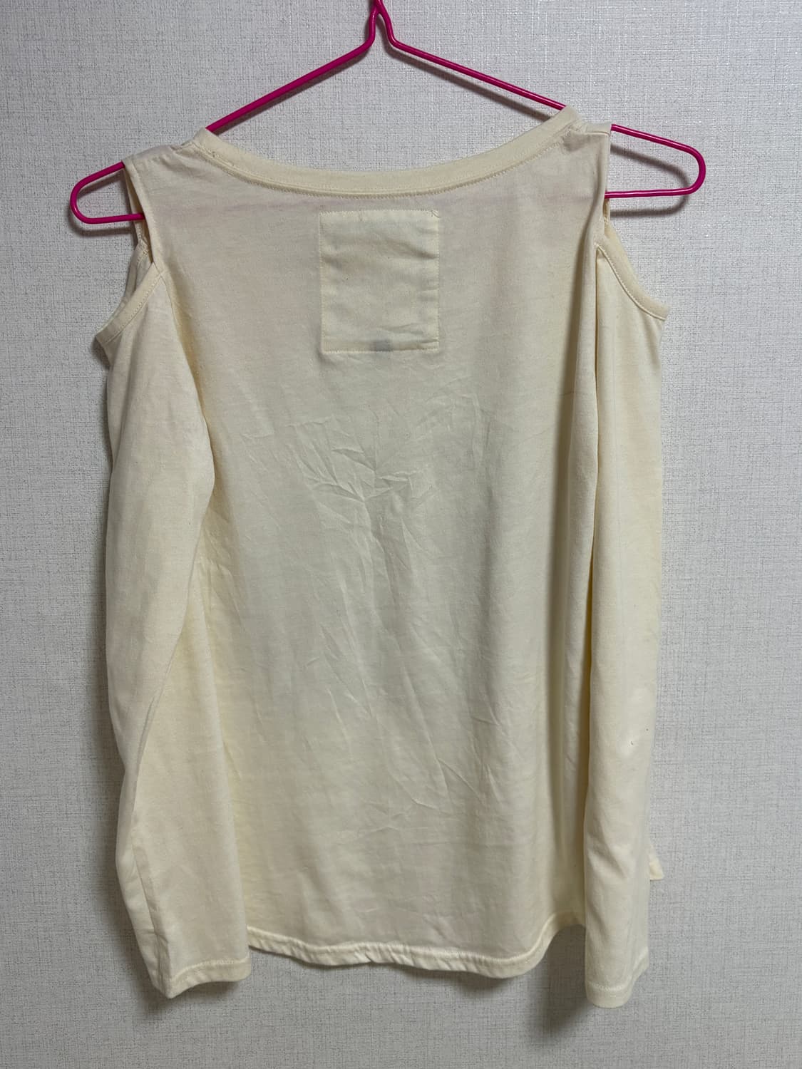 dig deep 디그딥 펑크 스컬 오프숄더 데미지 롱슬리브 상품이미지2