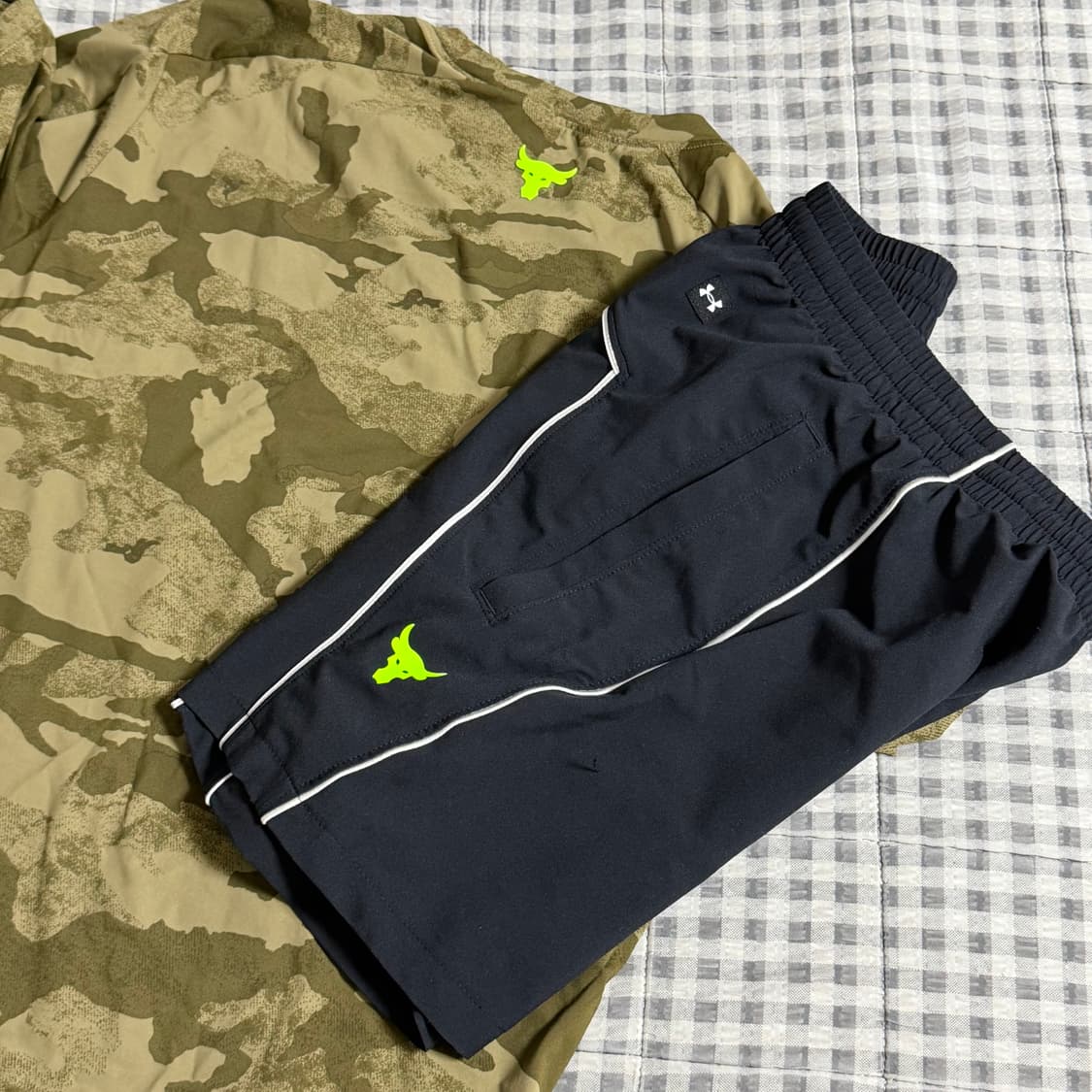 언더아머 프로젝트 락 카모 반팔티 + 반바지 세트 상품이미지3