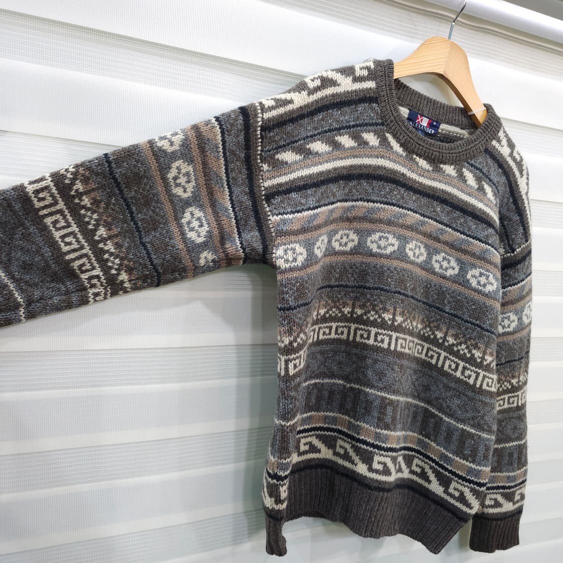 90s ALEXANDER 헤비울 니트 스웨터- 우먼L 상품이미지4