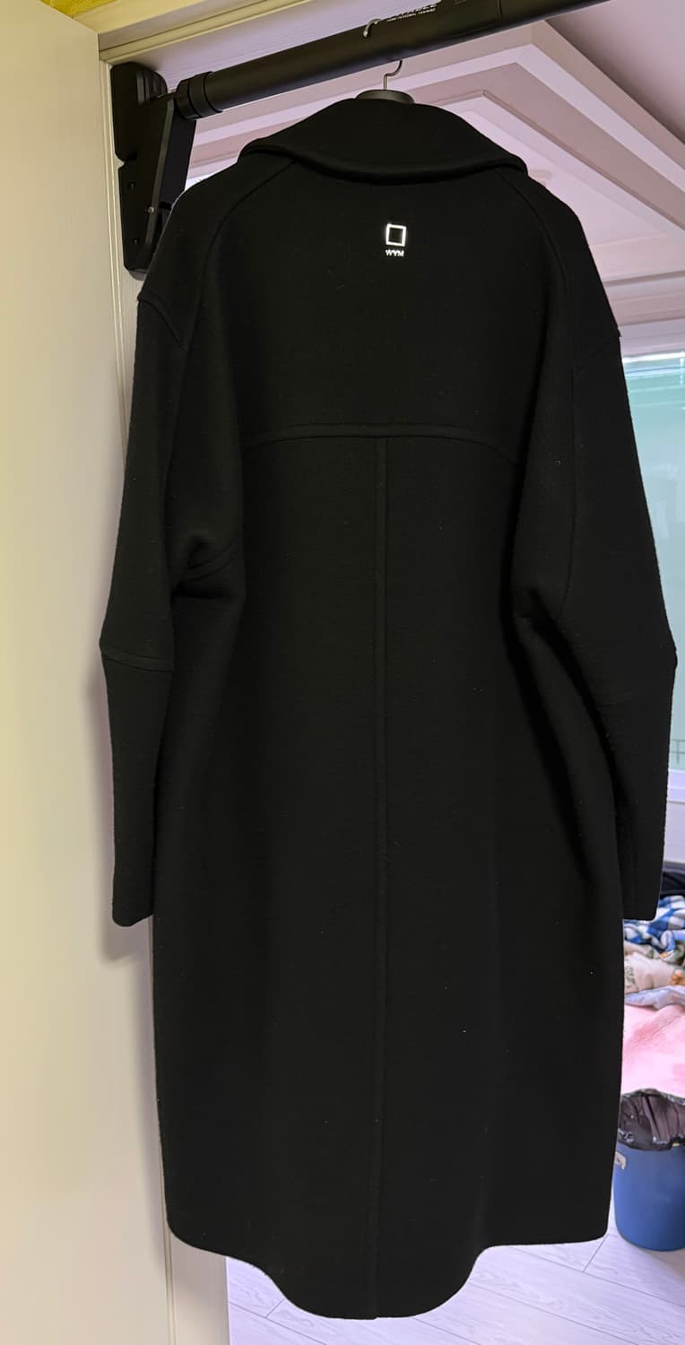 우영미 발마칸 블랙 코트 48(105~110) 상품이미지3