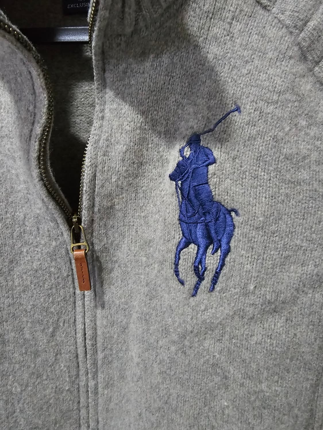 폴로 POLO 빅포니 그레이 니트집업 90 / S 상품이미지3