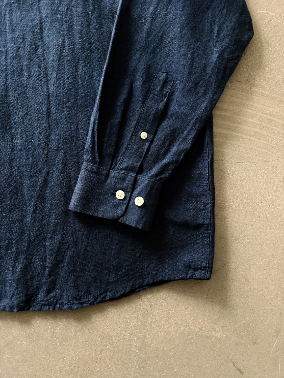 Banana Republic Navy Linen Shirt 상품이미지5