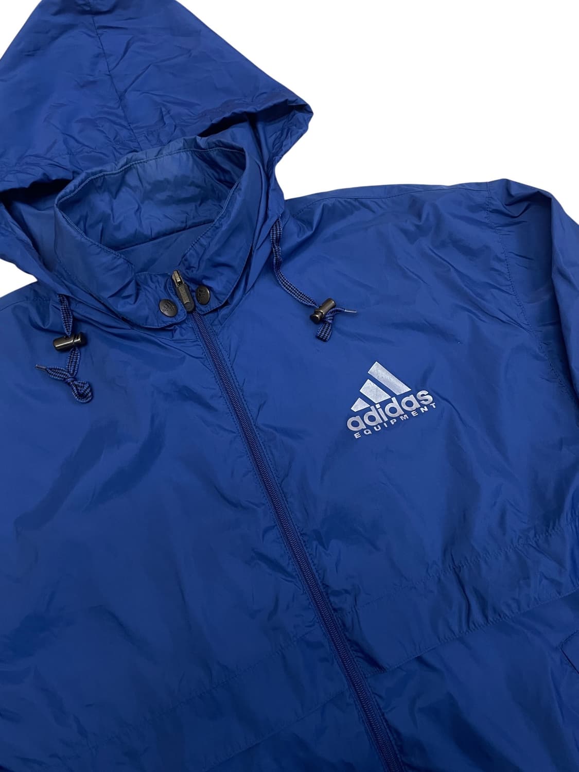 [L] 90s 아디다스 이큅먼트 후디 웜업 트랙 자켓 윈드브레이커 상품이미지3