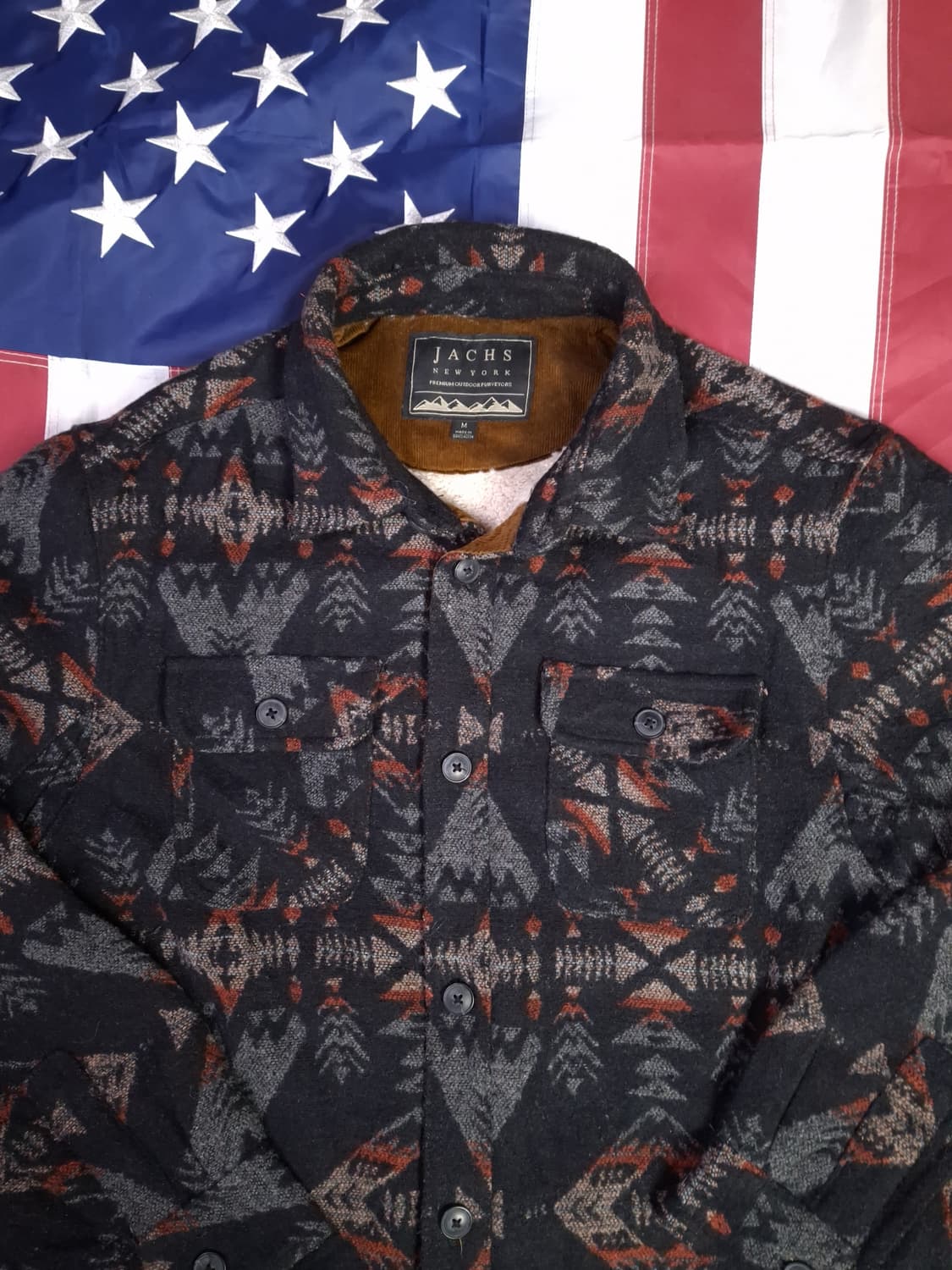 오리지날 JACHS 아즈텍 나바호 패턴 셔츠 자켓 상품이미지2