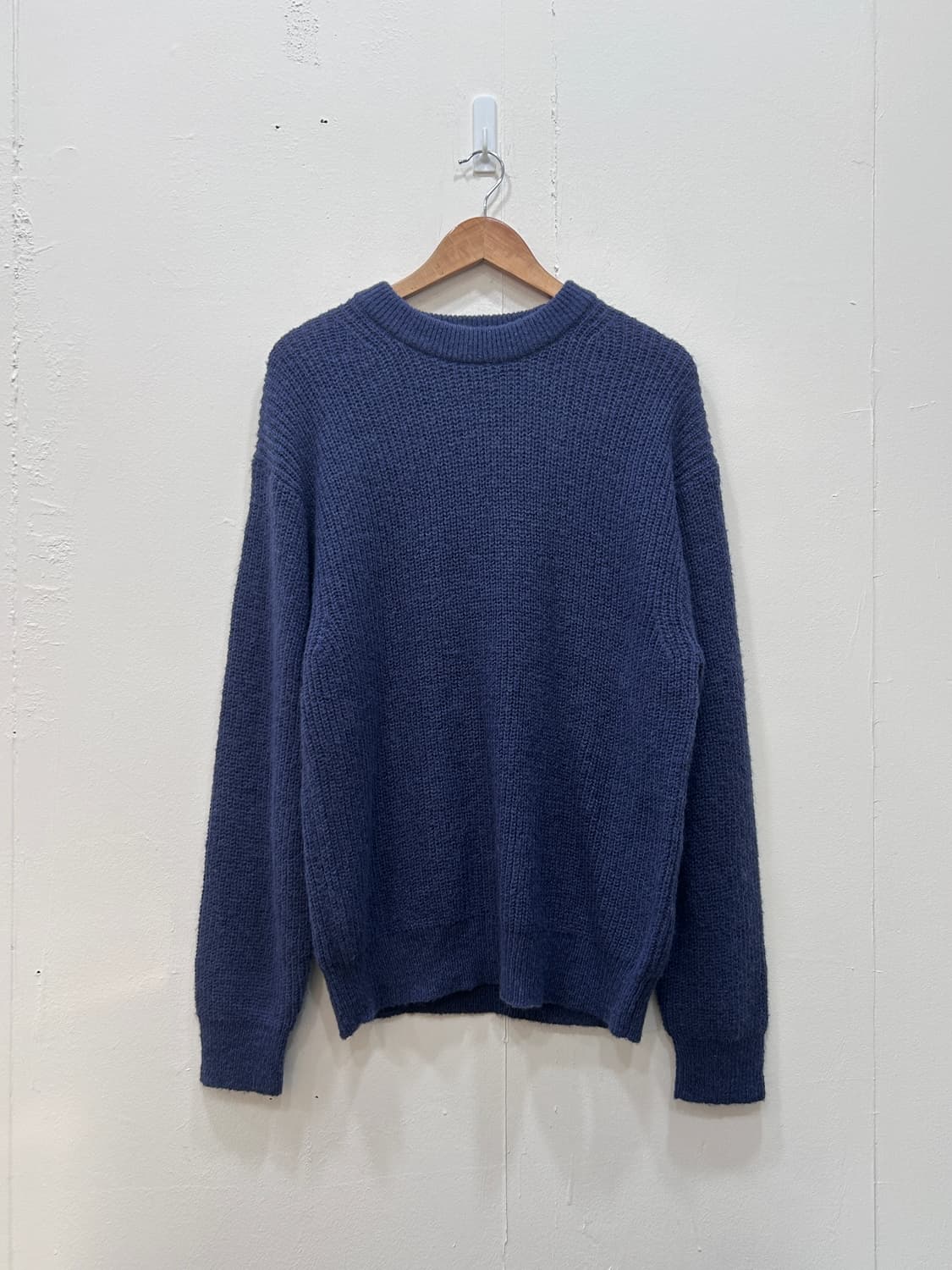 베르노 알파카 울 니트 남성 L 100사이즈 네이비 상품이미지1