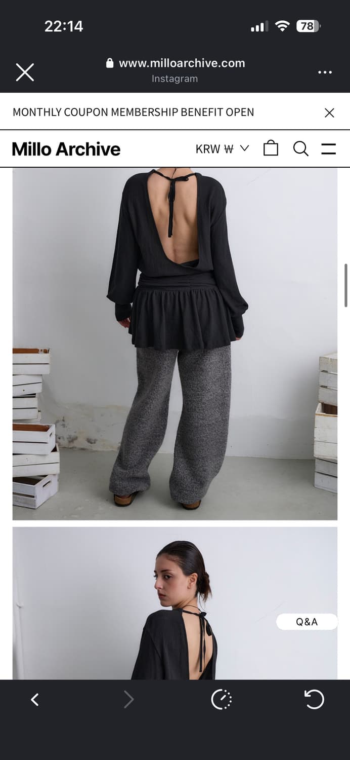 밀로우먼바지판매 상품이미지3