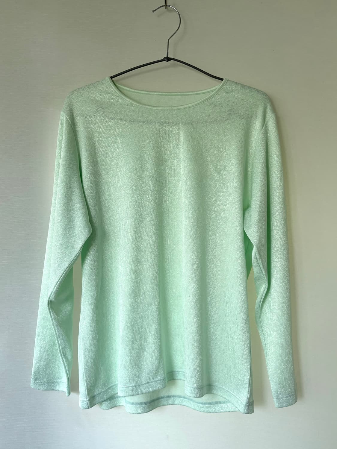 일본빈티지 새상품 민트 긴팔티셔츠 판매합니다💚 상품이미지2