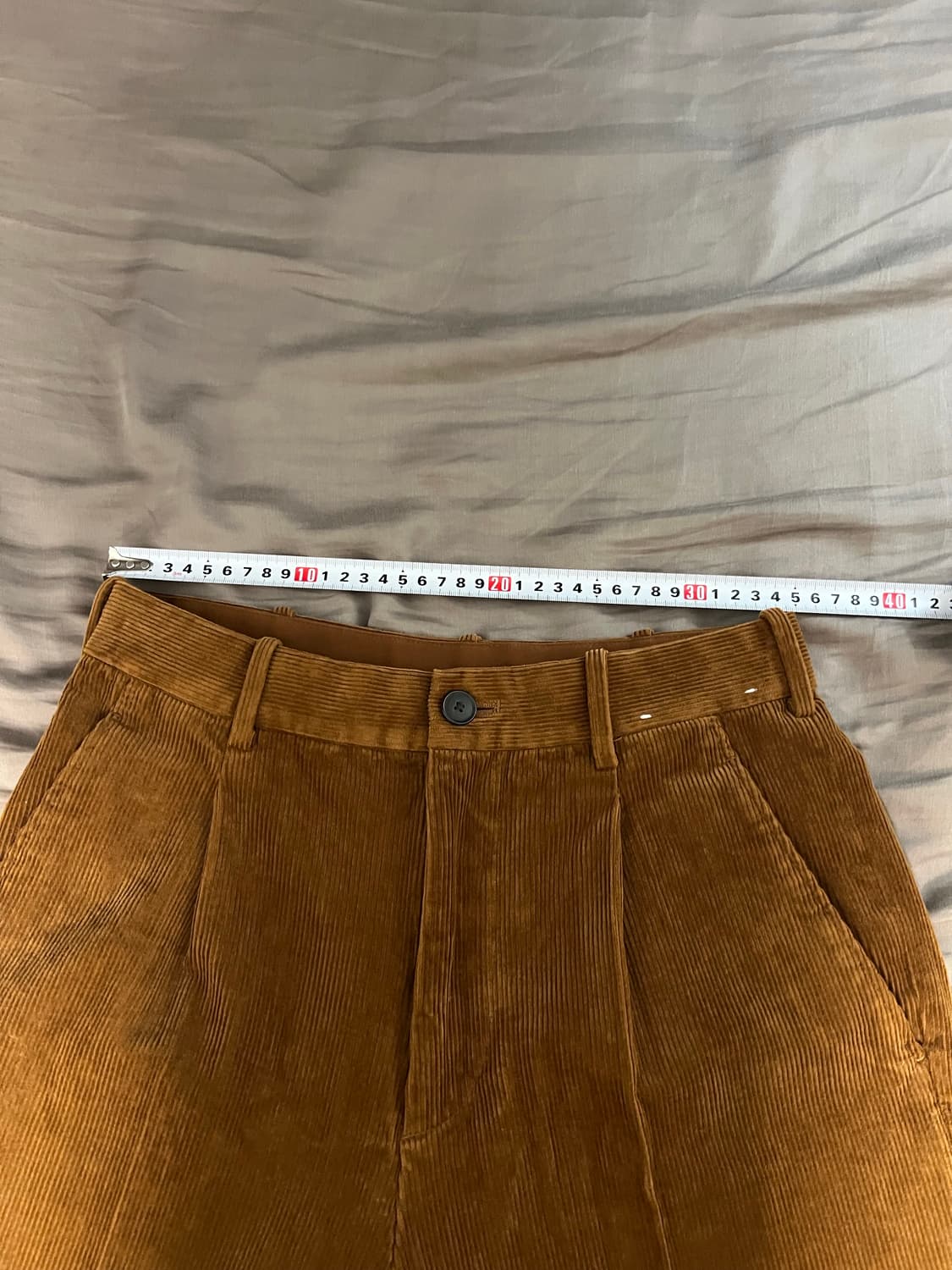 유니클로 코듀로이 골덴바지 브라운 xs 새제품 상품이미지6